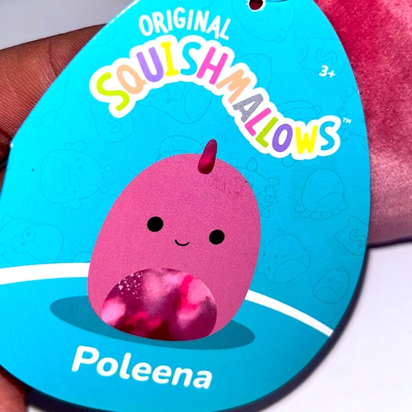 POLEENA Clip 🦖 Red Dinosaur Squishmallow Clip ☆》NWT《☆ - Picture 3 of 5